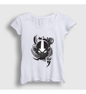 Presmono Kadın Beyaz Aang V2 Anime Avatar The Last Airbender T-Shirt 262183tt