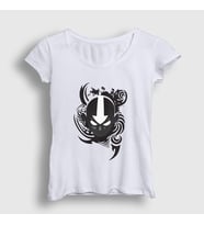 Presmono Kadın Beyaz Aang V2 Anime Avatar The Last Airbender T-Shirt 262183tt