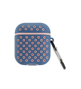 Airpods 2 (2.nesil) Spor Delikli Kılıf - Mavi-pembe