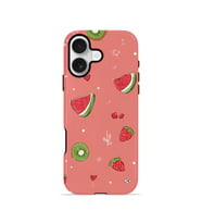 iPhone 17 Vorian Çift Katmanlı Kılıf Summer Fruit Crush