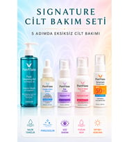 PureViana Signature Cilt Bakım Seti – 5’li – Temizleme, Serum, Göz Altı, Nem, Spf