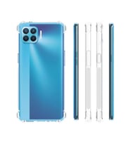 Oppo Reno 4 Lite Kılıf Zore Nitro Anti Shock Silikon Kılıf (Renksiz)