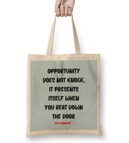 Motivational Quotes Sayings Words Gifts - Entrepreneurs İnspiration Success Work Typography Gifts Bez Çanta Uzun Saplı