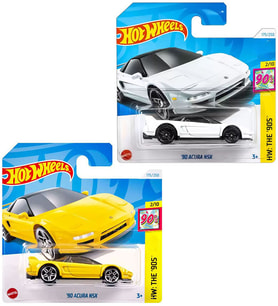 Hot Wheels 2 Araç '90 Acura NSX Set - Sarı & Kırmızı (1/64)