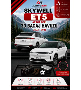 Skywell Et5 2022 - 2026 Araca Özel 3D Bagaj Havuzu