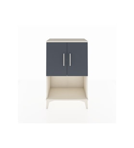 Arges Komodin 2 Raflı 2 Kapaklı 60x30x96 Aytaşı-Antrasit