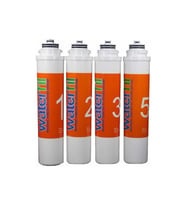 Waterlife Uyumlu 4'lü Filtre Seti (Krem)