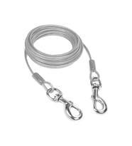 Köpek Bağlama Zinciri 3 Mm 3 Metre 2 Vidalı Karabina