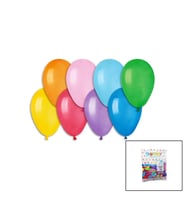 KLASİK RENKLİ BALON 7 İNÇ - 19CM - 100PCS (5343)