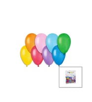 KLASİK RENKLİ BALON 7 İNÇ - 19CM - 100PCS (5343)