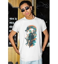 Tasarım Roronoa Zoro Baskılı Unisex Oversize One Piece Anime Karakter Tişört