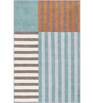 Eliana Home Baskılı, Yıkanabilir Kaymaz Taban Salon Halısı LNA1028 100x150 cm (Mavi)