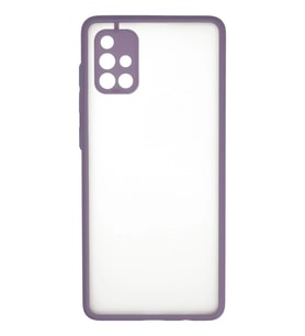 Mey İthalat® Samsung Galaxy A71 Kılıf Montreal Silikon Kapak - Mor