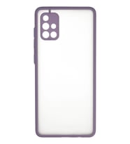 Mey İthalat® Samsung Galaxy A71 Kılıf Montreal Silikon Kapak - Mor