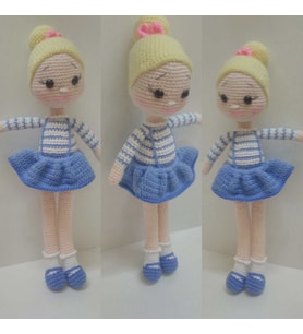 Asya Bebek Amigurumi Organik Oyuncak