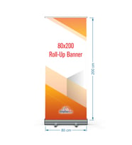 Roll Up Banner 80x200cm Baskısız