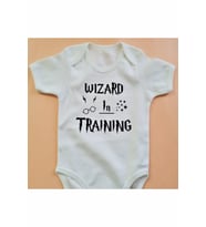 Wizard In Training Beyaz Zıbın Body