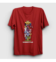 Presmono Unisex Kırmızı All Undertale T-Shirt 31611tt (Kırmızı)