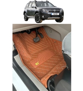 Dacia Duster 2010-2017 Arası Araca Özel 8D Havuzlu Paspas Takımı (Altın)