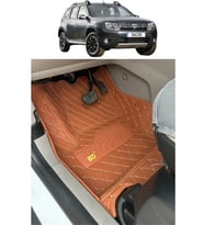 Dacia Duster 2010-2017 Arası Araca Özel 8D Havuzlu Paspas Takımı (Altın)
