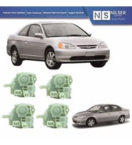 Honda Civic Merkezi Kilit Motor Ön+Arka Sağ Sol 4 Kapı 2001-2006