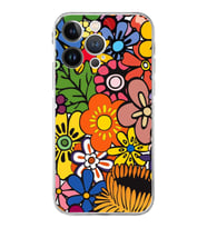 PrintiFy iPhone 13 Pro ile Uyumlu Retro Color 2  Kamera Korumalı Şeffaf  Kılıf