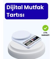 Dijital Mutfak Terazisi 10kg Kapasiteli 1g Hassasiyetli