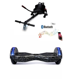 CityMate Smart Balance Elektrikli Kaykay Hoverboard 8.5inch + Hoverkart Set Akıllı Denge Ledli Bluetooth D27
