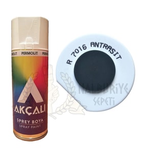 Akçalı Akrilik Sprey Boya ANTRASİT GRİ 400 ml - RAL7016