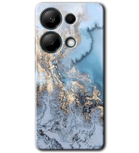 Redmi Note 13 Pro 4G Kılıf HD Desen Baskılı Kılıf - Eski Mermer