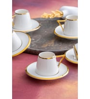Elora 6 Kişilik Kahve Fincanı Takımı - 90 ml