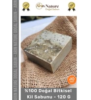 #kilsabunu %100 Doğal Güzel Kokulu El Yüz Saç Vücut Orijinal Bitkisel Kil Sabunu 120g - 10 Adet
