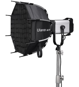 Ulanzi As-045 Izgaralı Ve Gridli Softbox, 45 Cm Siyah (Standart)