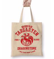 Game Of Thrones House Targaryen Bez Çanta Uzun Saplı