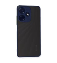 İnfinix Hot 30 4G Kılıf Montreal Silikon Kapak - Lacivert