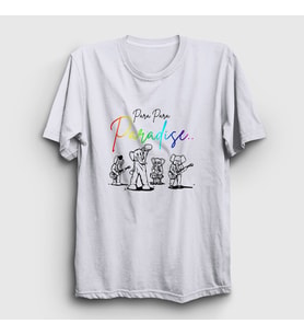 Presmono Unisex Beyaz Paradise Coldplay T-Shirt 471237tt (Beyaz)
