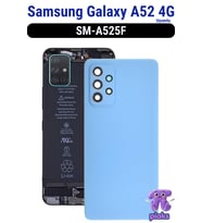 Samsung Galaxy A52 4G Arka Kapak Pil Batarya Kapağı Kamera Lensli SM-A525F Uyumlu
