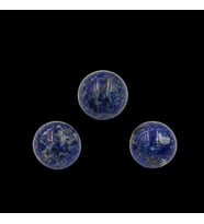Lapis Lazuli Doğal Taş Küre Tımbıl El Taşı
