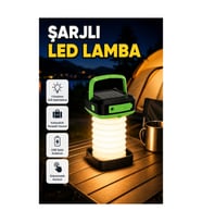 Şarjlı Dokunmatik LED Masa Lambası – 3 Kademeli Parlaklık ve Taşınabilir Tasarım