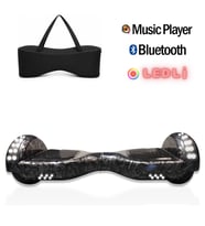 CityMate Elektrikli Kaykay Full Ledli Hoverboard Bluetooth Hoparlörlü 6.5 Inch Çanta Hediyeli D27