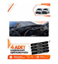 RENAULT MASTER (2011-2021) Uyumlu Ön Torpido Koruma Kılıfı Halısı - Siyah