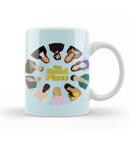 The Good Place Characters Kupa Bardak Porselen