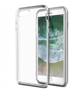 VRS Design iPhone 8 Plus / 7 Plus ile Uyumlu New Crystal Bumper Kılıf Silver