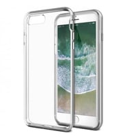VRS Design iPhone 8 Plus / 7 Plus ile Uyumlu New Crystal Bumper Kılıf Silver