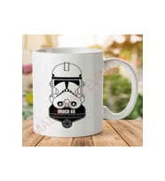 1-2092 Storm Trooper 66 No Black Star Wars İki Tarafı Baskılı Kupa Bardak.jpg