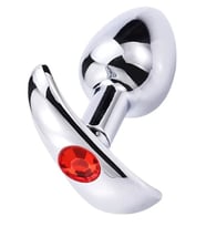 Fastieshop Çelik T  Plug Taşlı 8 cm (Metal)