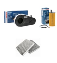 Bosch Filtre Bakım Seti BMW 5 SERİSİ F10 520 d Dizel 2011-2016 Hava + Yağ f. + Polen Filtre Sardes