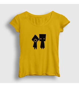 Presmono Kadın Sarı Six And Mono Little Nightmares T-Shirt 160240tt (Sarı)