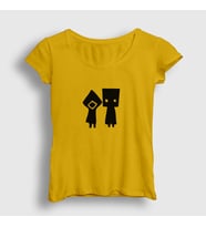 Presmono Kadın Sarı Six And Mono Little Nightmares T-Shirt 160240tt (Sarı)