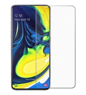 Samsung Galaxy A80 Uyumlu Ekran Koruyucu Screen Protector Tempered Glass Kristal Netliğinde %100 HD Görüntü, Yüksek Kalite Kırılmaz Temperli Cam (Şeffaf)